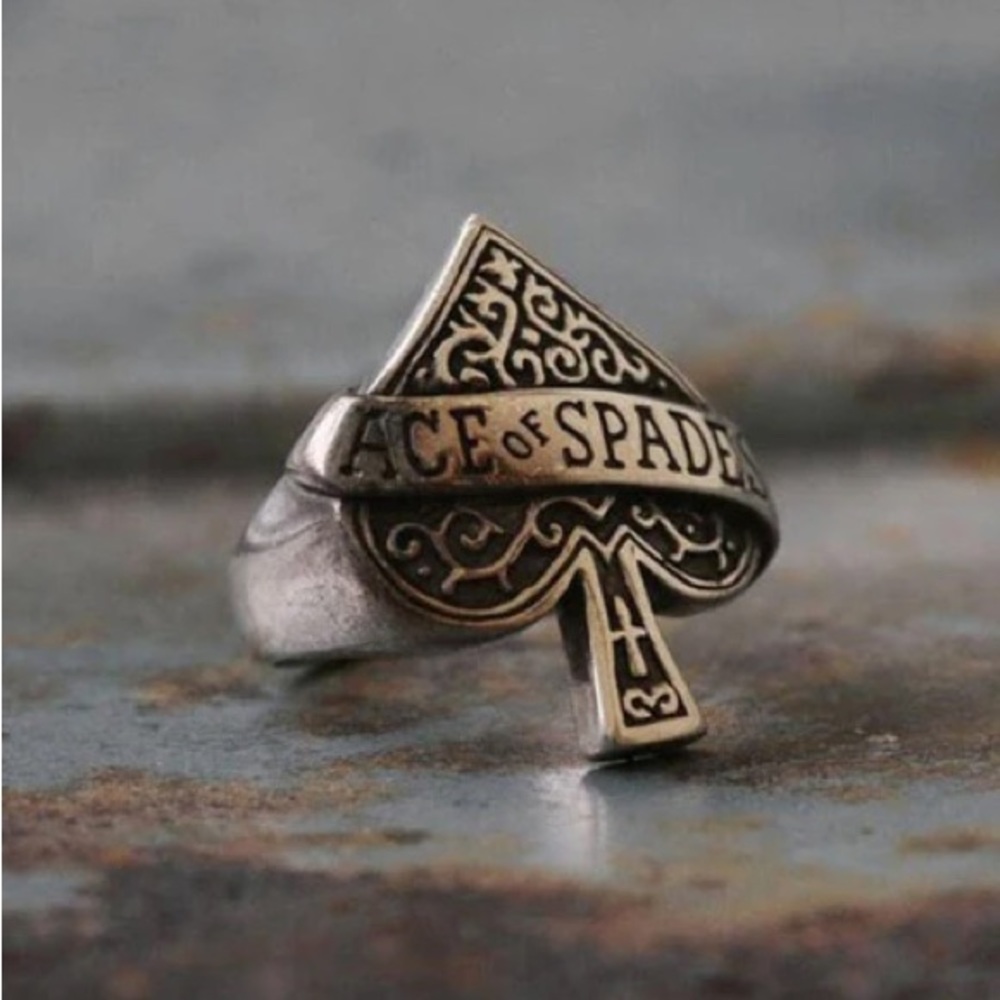 ACE OF SPADES POKER RING - Picture 2 of 5